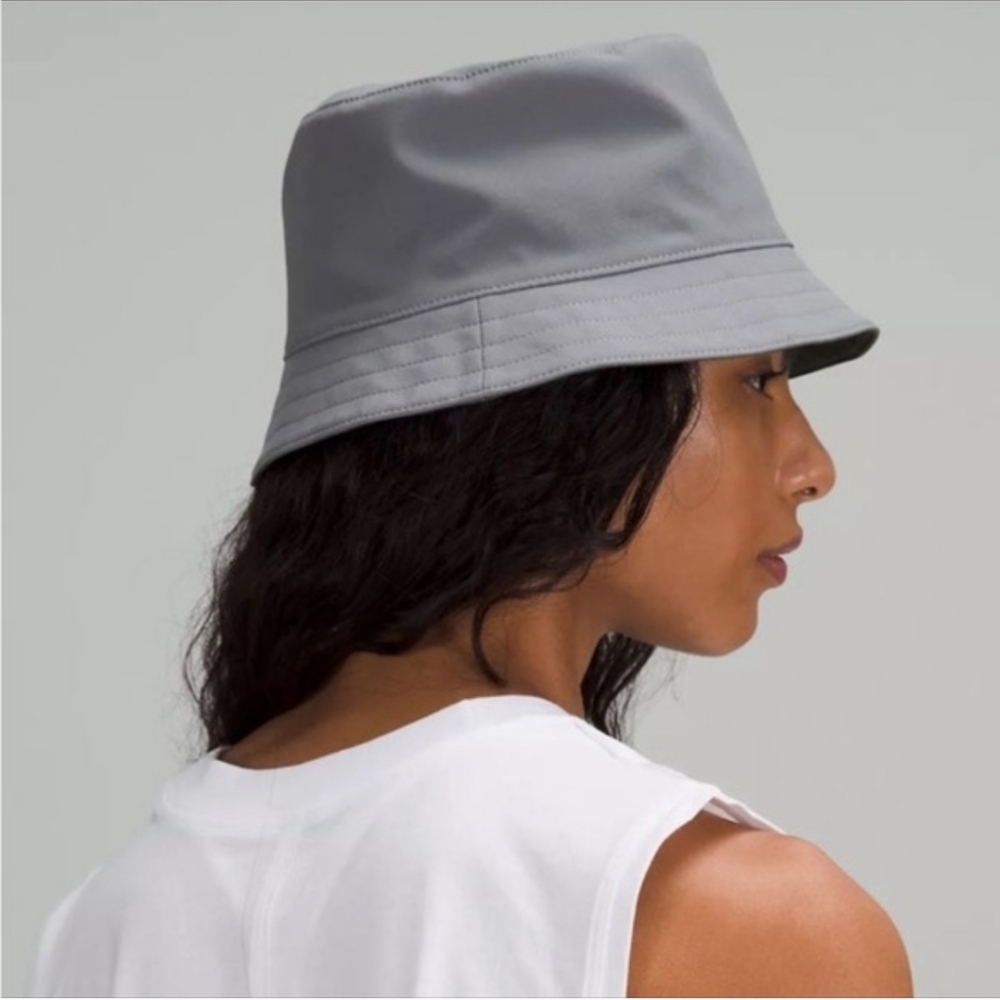 🔴Lululemon Unisex Both Ways Reversible Grey & Green Bucket Hat - Picture 2 of 6